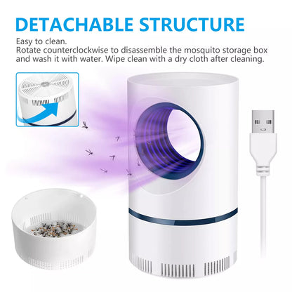 BuzzBarrier™ Silent Mosquito Trap & UV Killer